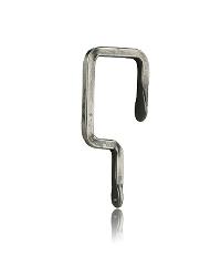 Forged Metal Square Open Ring by   