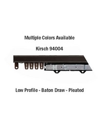 94004 Kirsch Ceiling Mount Baton Pleated Assembled Sets by  InPro Corp 