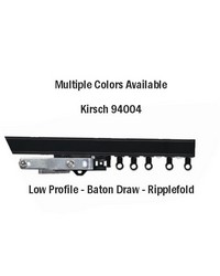 94004 Kirsch Ceiling Mount Baton Ripplefold Assembled Sets by   