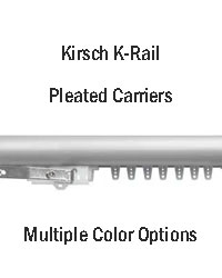 K-Rail Kirsch Pleated Assembled Sets by  InPro Corp 