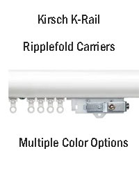 K-Rail Kirsch Ripplefold Assembled Sets by  InPro Corp 