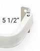 Kirsch Lockseam 5.5 Single Curtain Rod White