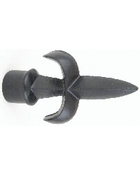 Small Fleur De Lis Iron Finial by  Robert Allen 