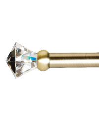 Crystal Diamond Cut Finial by   