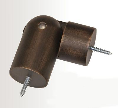 2in Rod Elbow Urban Dwellings EB02 Kiln Dried Sustainable Wood Curtain Rod Elbows and Swivel Sockets 