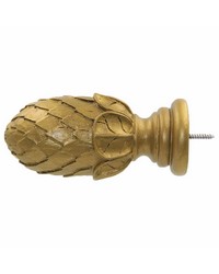 Artichoke Large Vintage Gold Finial by   