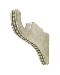 Beaded Bracket Extended Bracket Antique Silver by   