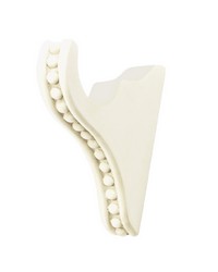Beaded Bracket Aged White by   