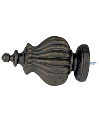 Classique Bronze Black Finial by  Menagerie 