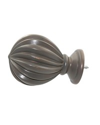 Cut Design Grey Gold Finial by  Menagerie 