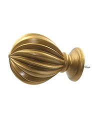 Cut Design Vintage Gold Finial by   