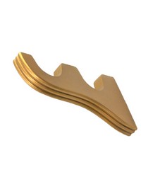 Double Well Bracket Vintage Gold by   