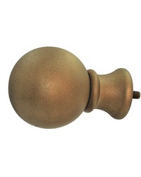 Ball Finial Flaxen Gold by  Menagerie 