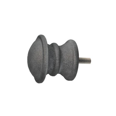 End Cap Finial Gun Metal Casa Artistica F0060 Silver  Metal Rods 