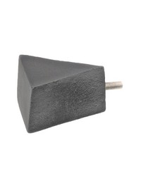 Rectangular Twist Design Finial Gun Metal by  S Harris 