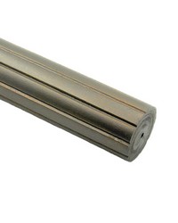 Fluted Curtain Rod 4ft Grey Gold by  Vervain Fabrics 