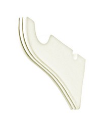 Ribbed Bracket Extended Bracket Aged White by   