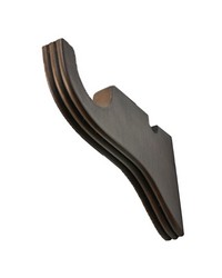 Ribbed Bracket Extended Bracket Faux Wood by   