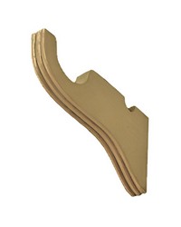 Ribbed Bracket Extended Bracket Vintage Gold by   