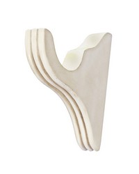 Ribbed Bracket Aged White by   