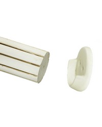 Rod End Holder Aged White by   