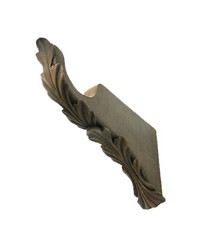 Scroll Leaf Bracket Extended Bracket Faux Wood by   