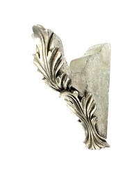 Scroll Leaf Bracket Antique Silver by   