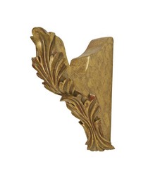 Scroll Leaf Bracket Gilded Gold by   