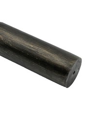 Smooth Curtain Rod 6ft Bronze Black by   