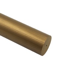 Smooth Curtain Rod 6ft Vintage Gold by   