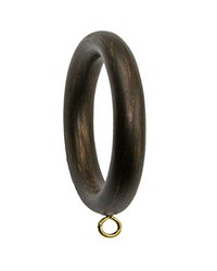 Smooth Curtain Rings Bronze Black Set of 4 by   