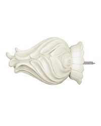Travitore Aged White Finial by  Menagerie 