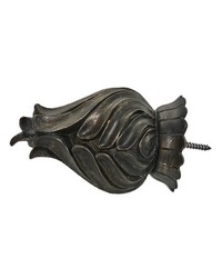 Travitore Bronze Black Finial by   