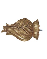 Travitore Gilded Gold Finial by  Vervain Fabrics 