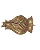 Menagerie Fluted Curtain Rod 4ft  Vintage Gold