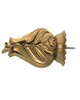 Menagerie Double Well Bracket  Vintage Gold