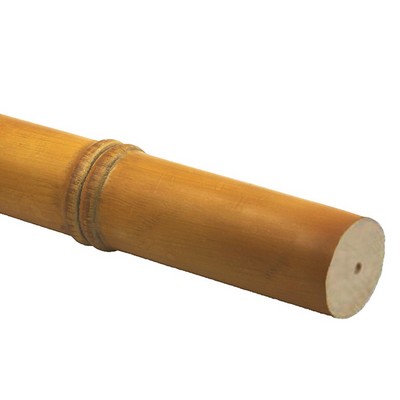 4 ft Faux Bamboo Pole Bamboo WP204-BB Beige Bamboo Wood Curtain Rods 