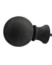 Ball Finial Old World Black by  S Harris 