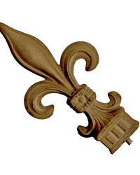 Fleur Finial Flaxen Gold by  Menagerie 