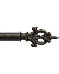 Charlemange Finial by  Ona Drapery Hardware 