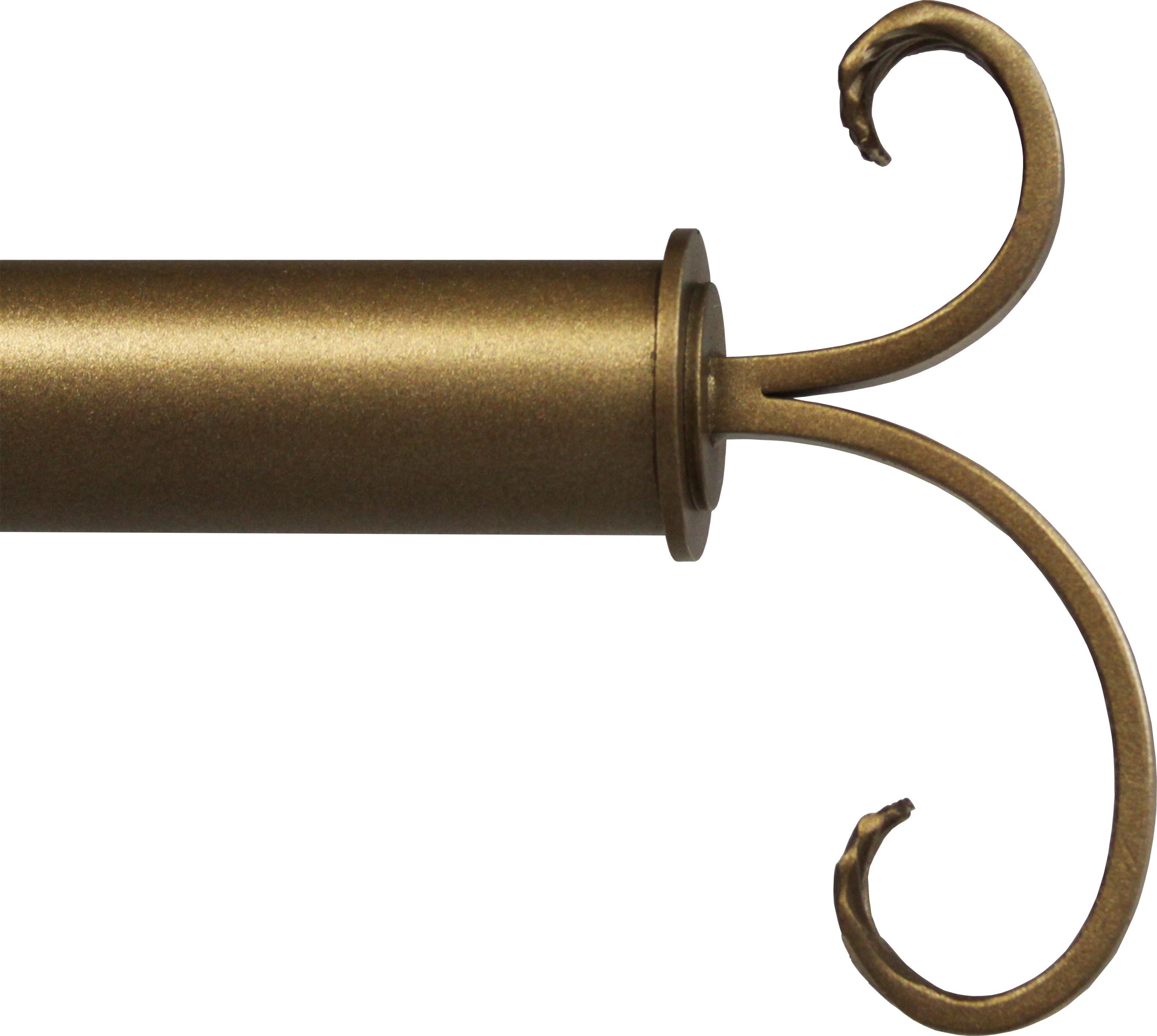 Fancy Scroll Finial Curtain Rods
