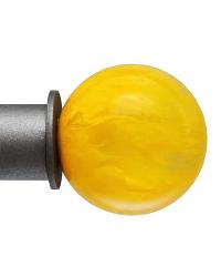 Citrine Finial for 1 Inch Rod by  Ona Drapery Hardware 