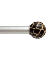 Giraffe Curtain Rod Finial by   