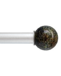 Peacock Curtain Rod Finial by   