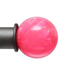 Pink Quartz Finial for 1 Inch Rod by  Robert Allen 