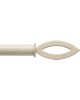 Ona Drapery Hardware Pisces Finial Shown in Pearl