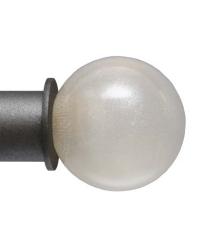 Quartz Finial for 1 Inch Rod by   