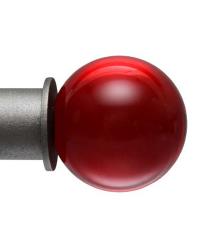 Red Finial for 1 Inch Rod by  Robert Allen 