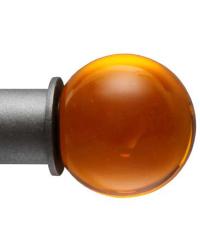 Tangerine Finial for 1 Inch Rod by  Robert Allen 