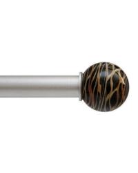 Tiger Curtain Rod Finial by   